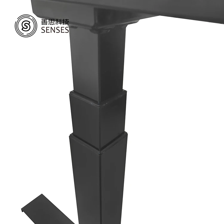 
Three-stage square shape lifting column table frame converter for sit stand desk adjustable electric height table 
