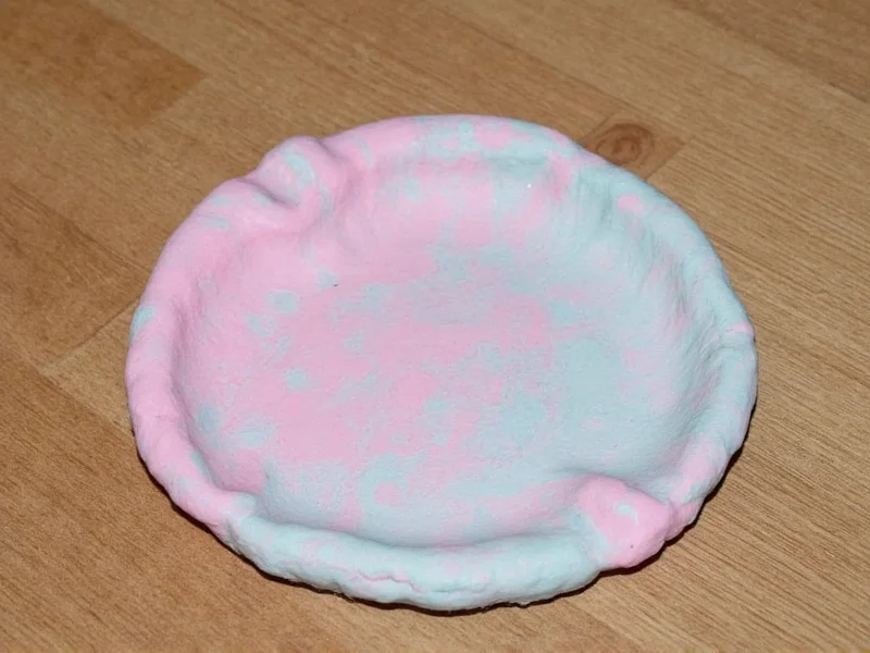 air dry clay ashtray diy