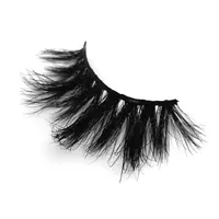 

Double Layered 100% Luxury 3d Real Mink Eyelash 25mm Eyelashes