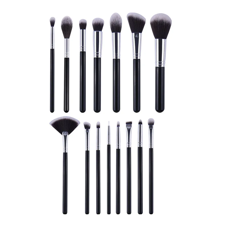 

15 makeup brushes eyeshadow foundation highlight contour brush 15 piece makeup brush set
