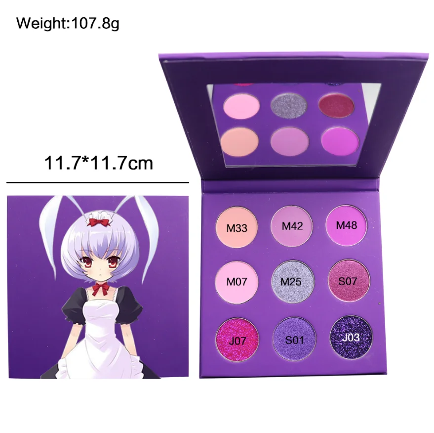 

9 color Private label High Quality Glitter Cream Eye Shadow Diamond Eyeshadow, Multi-colored