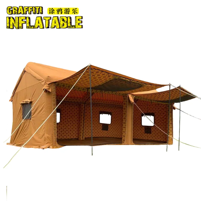 

4*5 outdoor inflatable large space tent waterproof camping tent