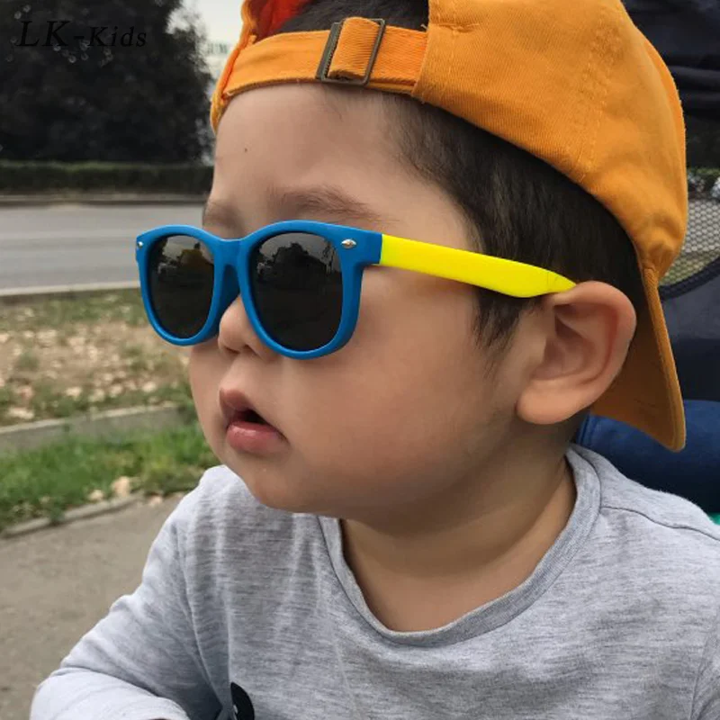 

Kenbo 2022 Kids Polarized Lovely Boys Girls Sunglasses Safety Colourful Glasses Gift For Children Baby UV400 Eyewear