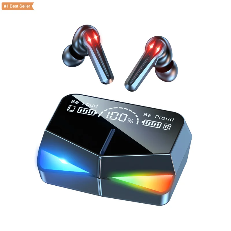 

Auriculares Game Bluetooth Headset Running Hd Mirror Screen Waterproof M28 Tws Hifi Wireless Gaming Earphones Bluetooth