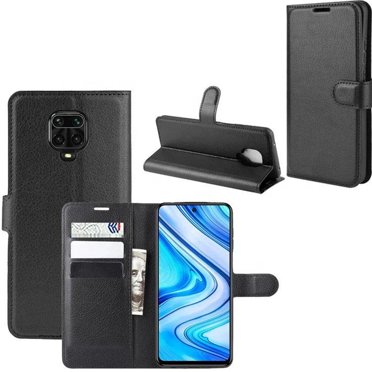 

For Xiaomi Redmi Note 9S Note 9 Pro Max Flip Back Cover Case Leather Lichi Grain Pouch