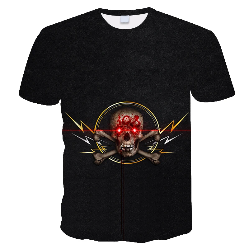 

New fashion cheaper hot selling custom celebration t-shirt halloween 3d printed t shirt