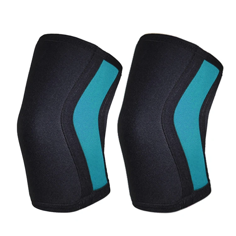 

wholesale highly Quality SCR 7mm Compression Neoprene silicone Sports fitness knee support, Multicolor