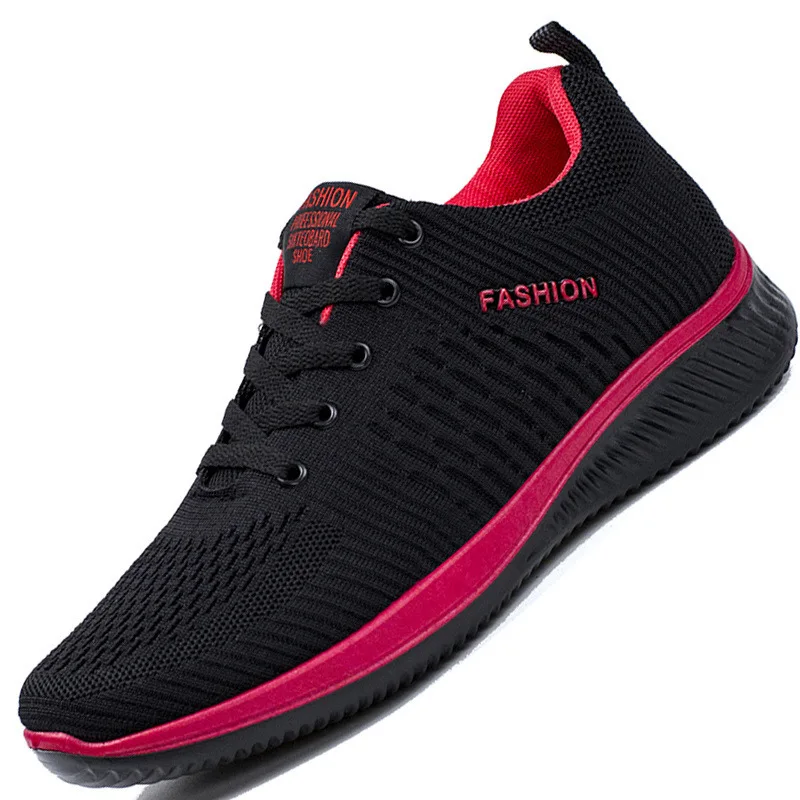 

2021 New Model Knitting Black Running Sneakers Wholesale Cheap Men Sport Shoes Running Shoes Wangdu Custom Shoes