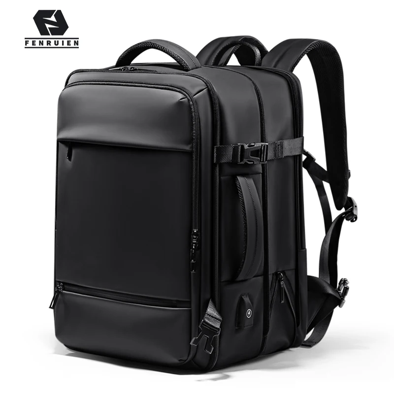 

FENRUIEN 2021 New Business USB Charging Travel Waterproof Bag Men 17 Inch laptop Outdoor Rucksack Backpack Rucksack Wasserdicht