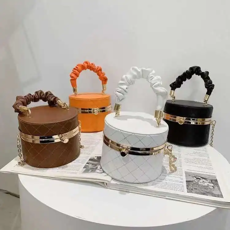 

Luxury Small Box Handbags 2022 Famous Design Purses Fashion Chain Bucket Bags for Women