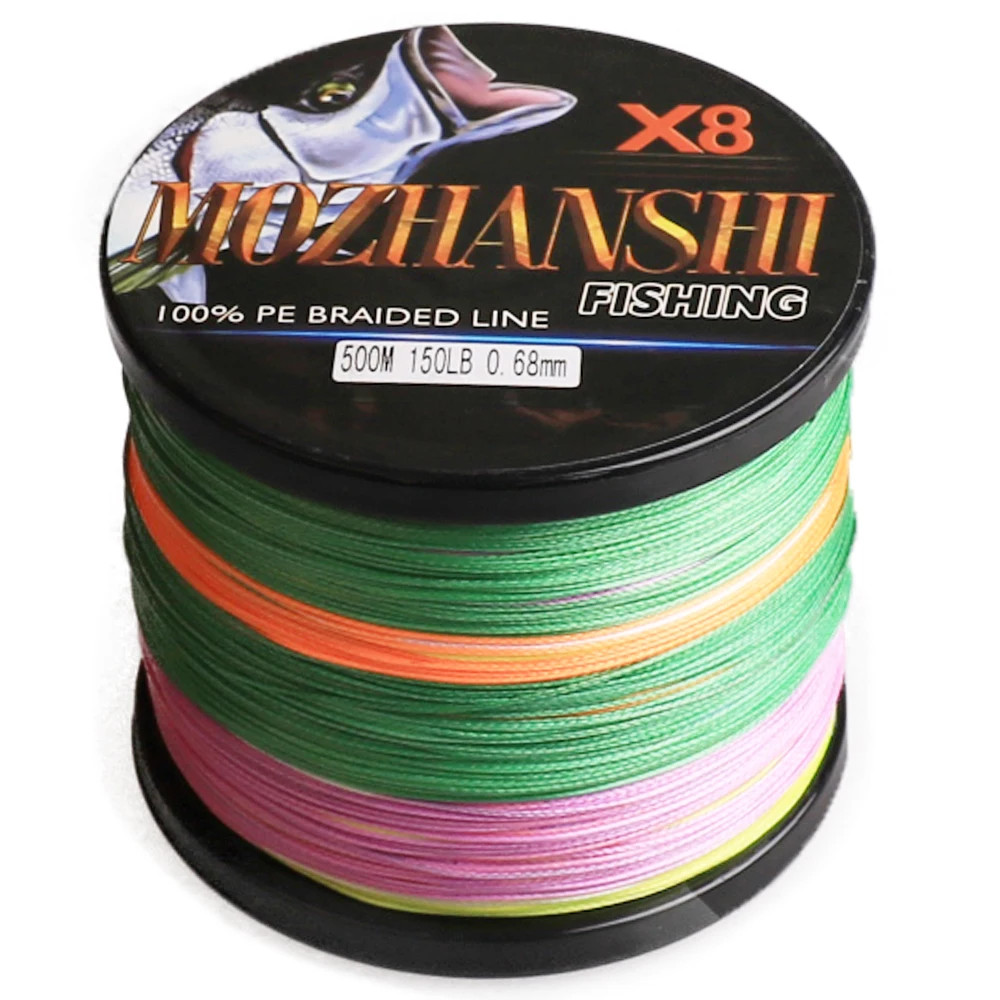 

DORISEA MOZHANSHI 8 Strands 100M-5000M 6-300LB 100% PE Braided Multifilament Fishing Wire Line, Black,blue,green,yellow,white,red,grey, multicolor and so on