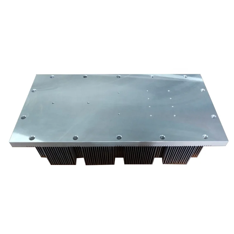 
China power aluminum heat sink is used for the inverter 500(W)*80(H)*400(L)mm 