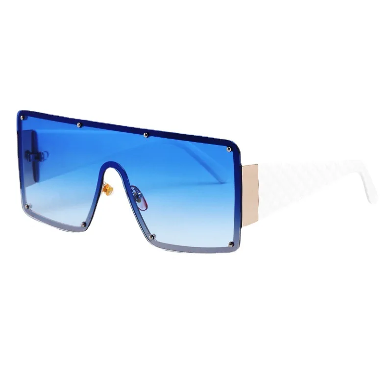 

Trendy Designer Oversized Shades Ladies Square Glasses Rimless Sunglasses Women Wholesale