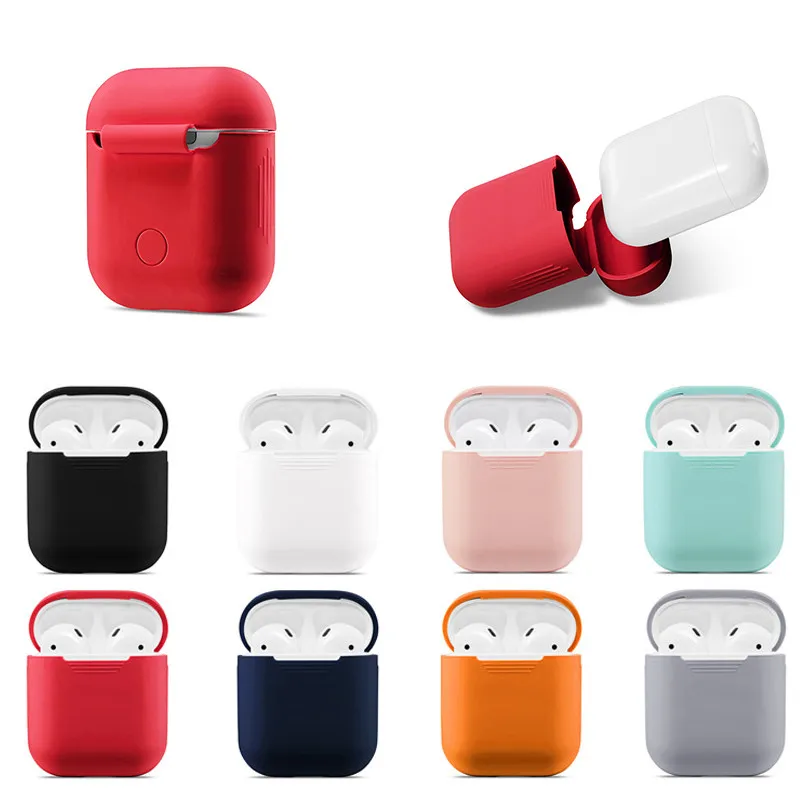 

Factory Wholesale waterproof silicone custom case for airpod pro for airpods 2 i12 i10 i9s