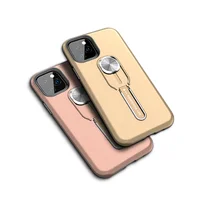 

2019 New Products PC+TPU Shockproof Phone Case for Iphone 11 Case With Ring Metal Kickstand