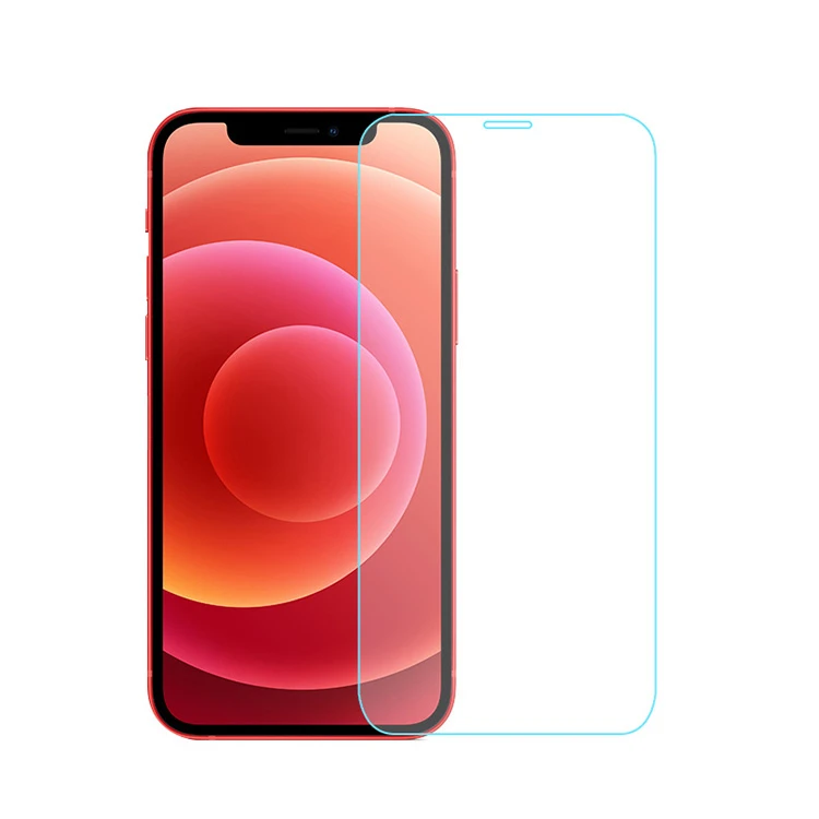 

High Aluminum Glass 2.5d Rounded Edge Phone Tempered Glass Screen Protector Film For Iphone12