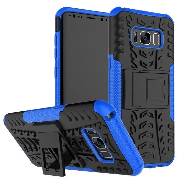 

New shockproof tpu phone cover for samsung galaxy S8 case stand for galaxy s8 case