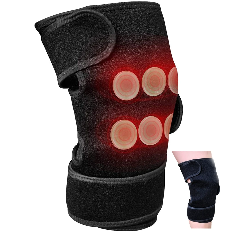 

Knee Heating Pads Heated Knee Brace Far Infrared Heating Knee Pads for Pain Relief