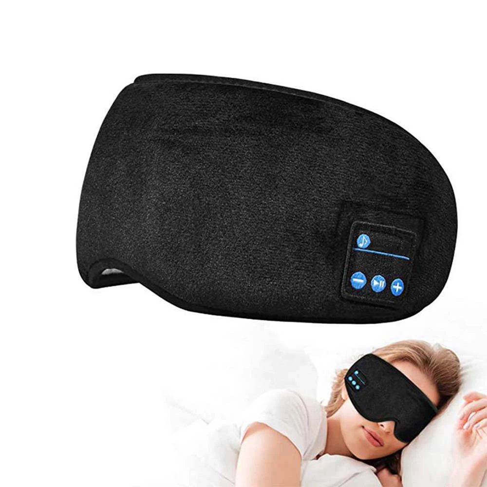 

Wireless Bluetooth Eye Mask Elastic Breathable Headband 3D Sleeping Headband Over Ear Hairband Earbuds Music Sleeping Eye Mask