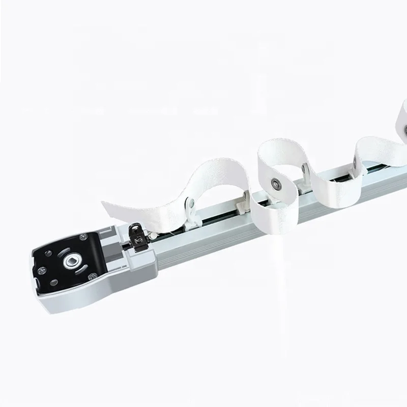 

Ripple Fold Curtain Rail ,Electric Motorized Wave Curtain Track Tape S-fold curtain rod, White