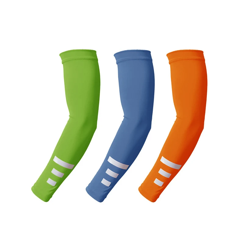 

Hot Selling Summer Outdoor UV Sun Protection Breathable Cycling Sports Reflective Ice Silk Arm Sleeves