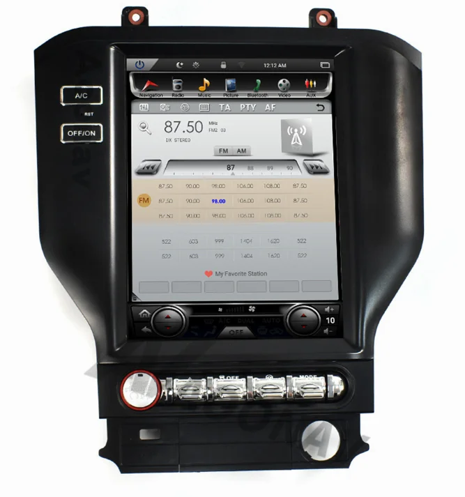 

Android 9.0 10.4 inch Touch Screen car multimedia carplay GPS navigation for ford Mustang 2015-2016 car DVD player