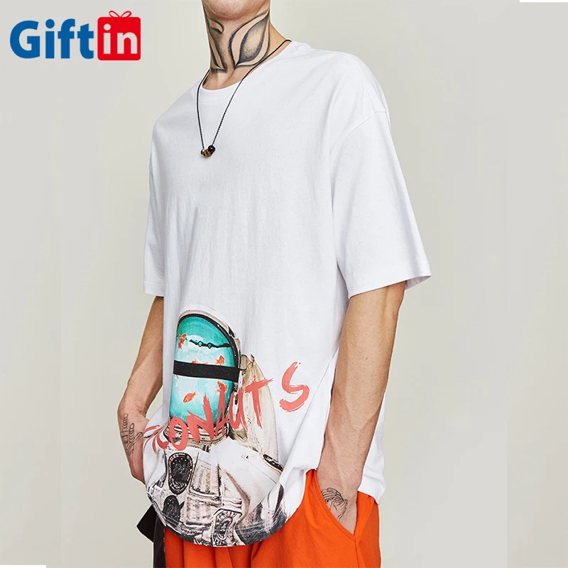 

2020 Organic Cotton T Shirt Oversize Custom T-shirt Mens T Shirts Streetwear