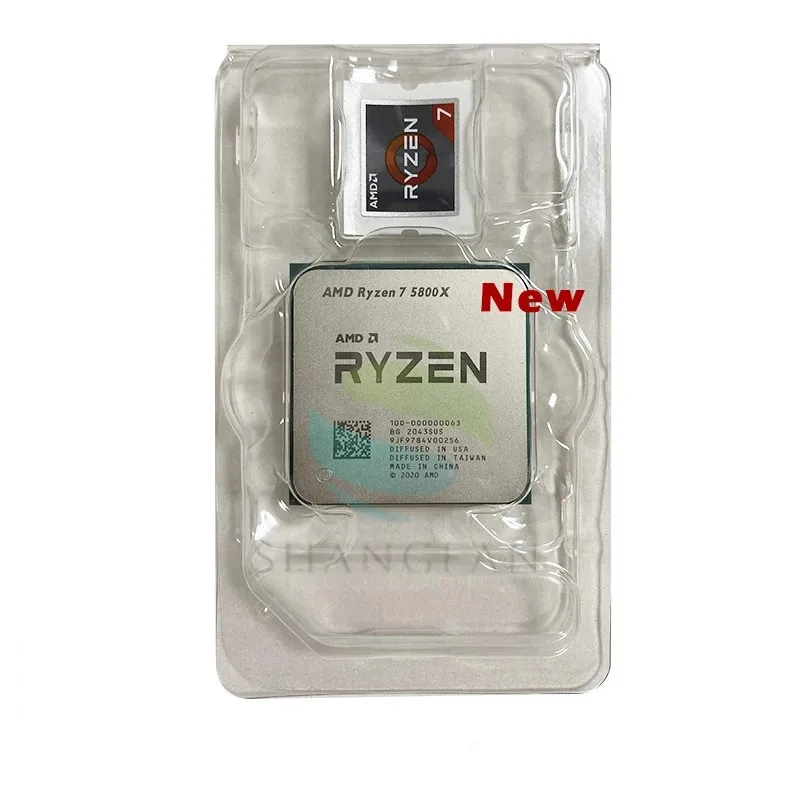 

NEW AMD For Ryzen 7 5800X R7 5800X 3.8 GHz Eight-Core sixteen-Thread 105W CPU Processor L3=32M 100-000000063 Socket AM4 no fan