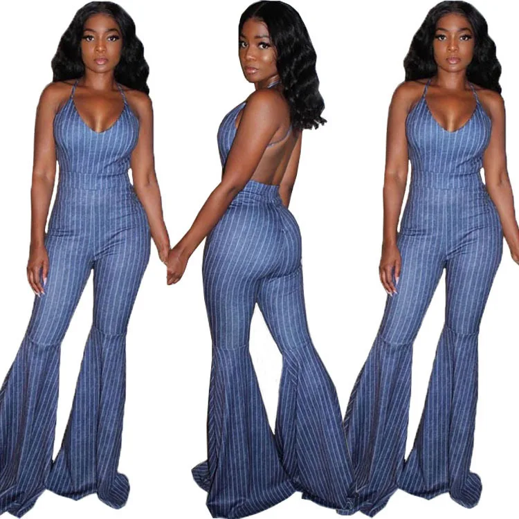 

2021 Womens Jumpsuits Sexy Flare Pants Jumpsuit Women Casual Women Jumpsuits And Rompers