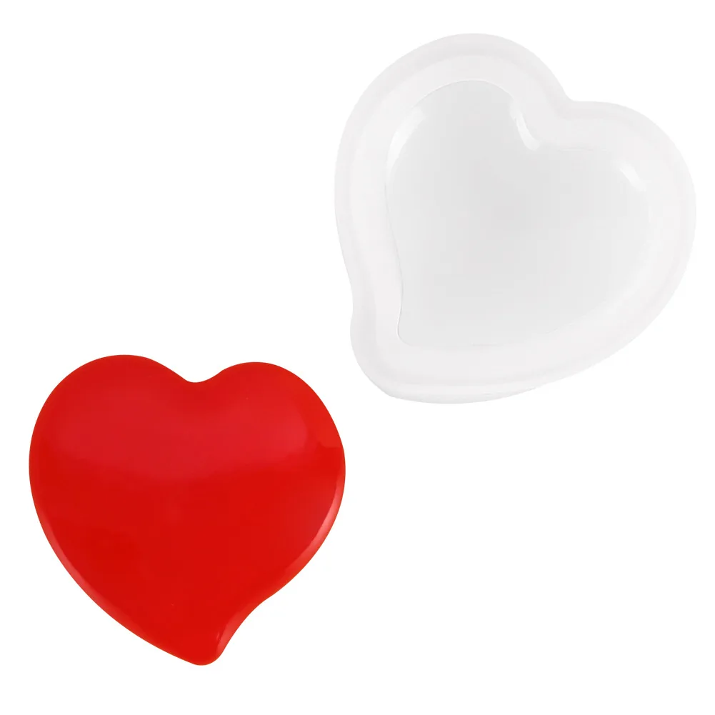 

Crystal Epoxy Love Heart Shaped Silicone Mold Handmade Jewelry Decoration Peach Heart Large Medium Small Silicone Craft Mold