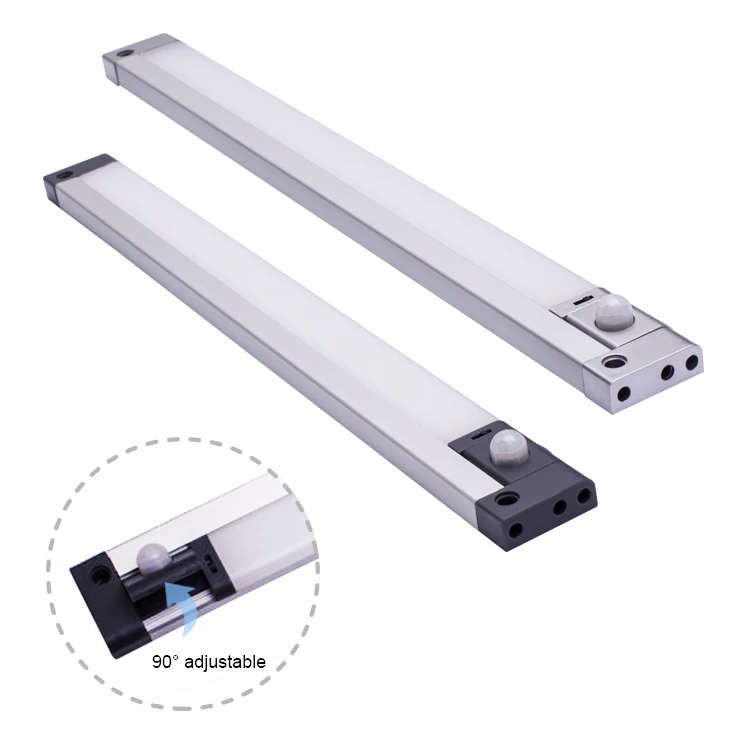 
aluminium profile led strip bar closet wardrobe kitchen under 12V led motion sensor led panel light 