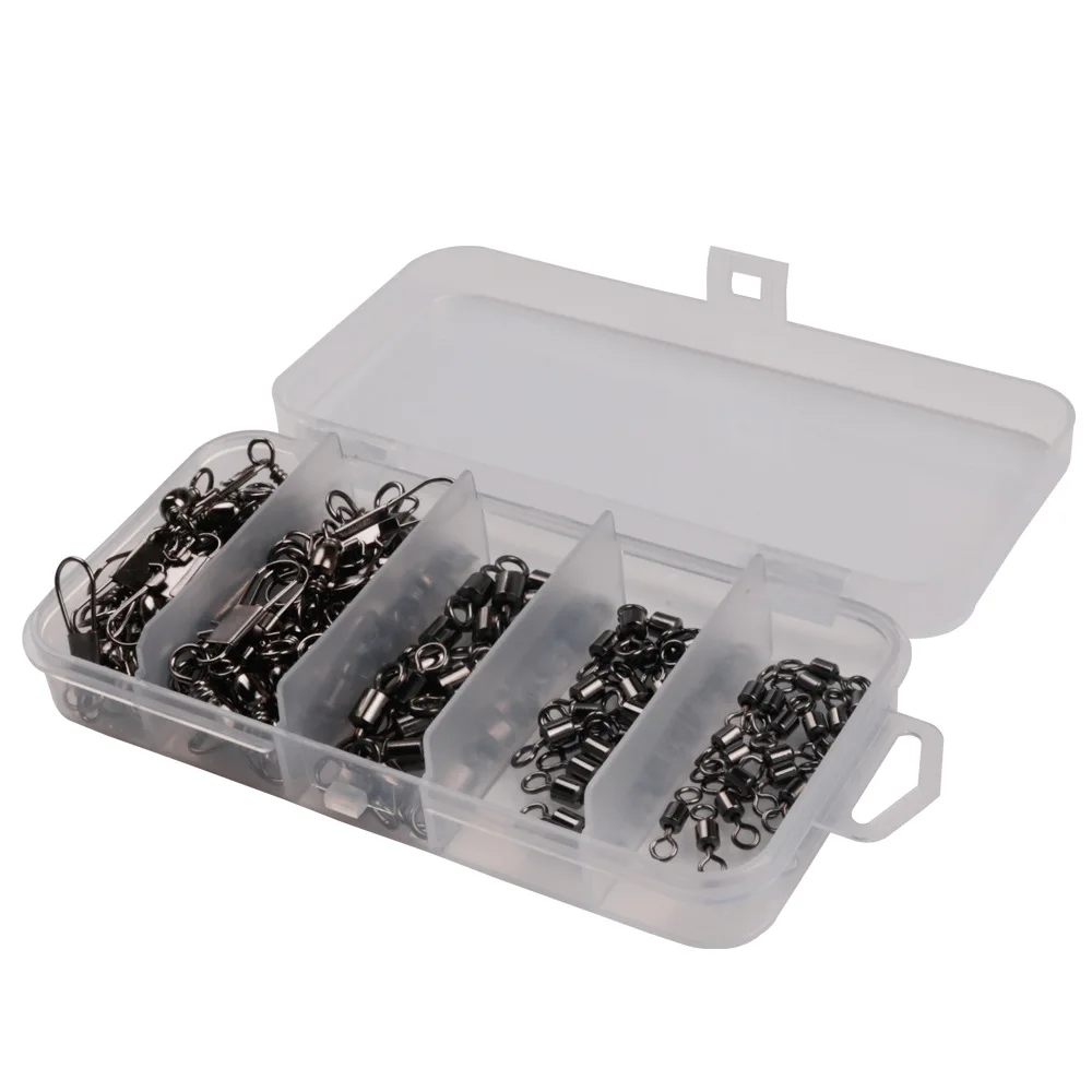 

50pcs in Pack Hot Sale Swivel Rolling Rings Fishing Connector