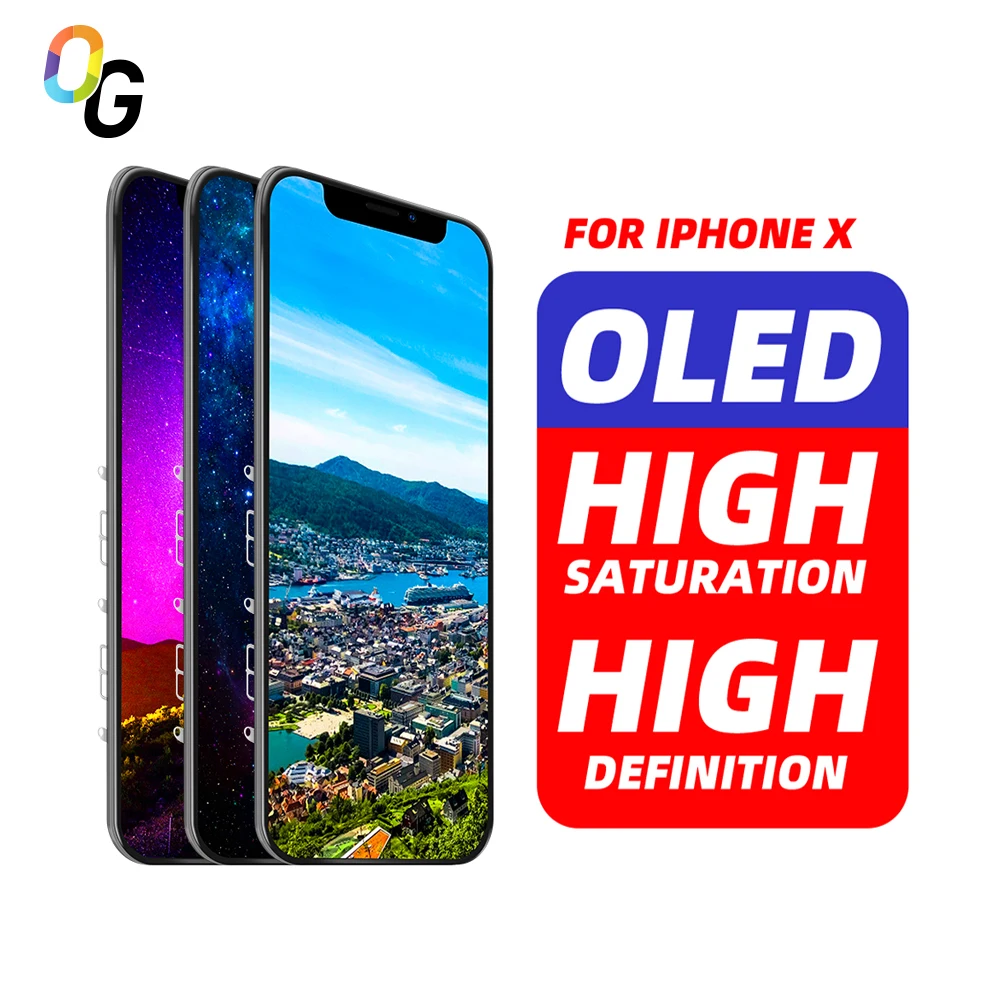 

OG AMOLED mobile phone lcd screen wholesale phone display lcd for iphone X XS Xr XS MAX 11 lcd digitizer touch screen for iphone