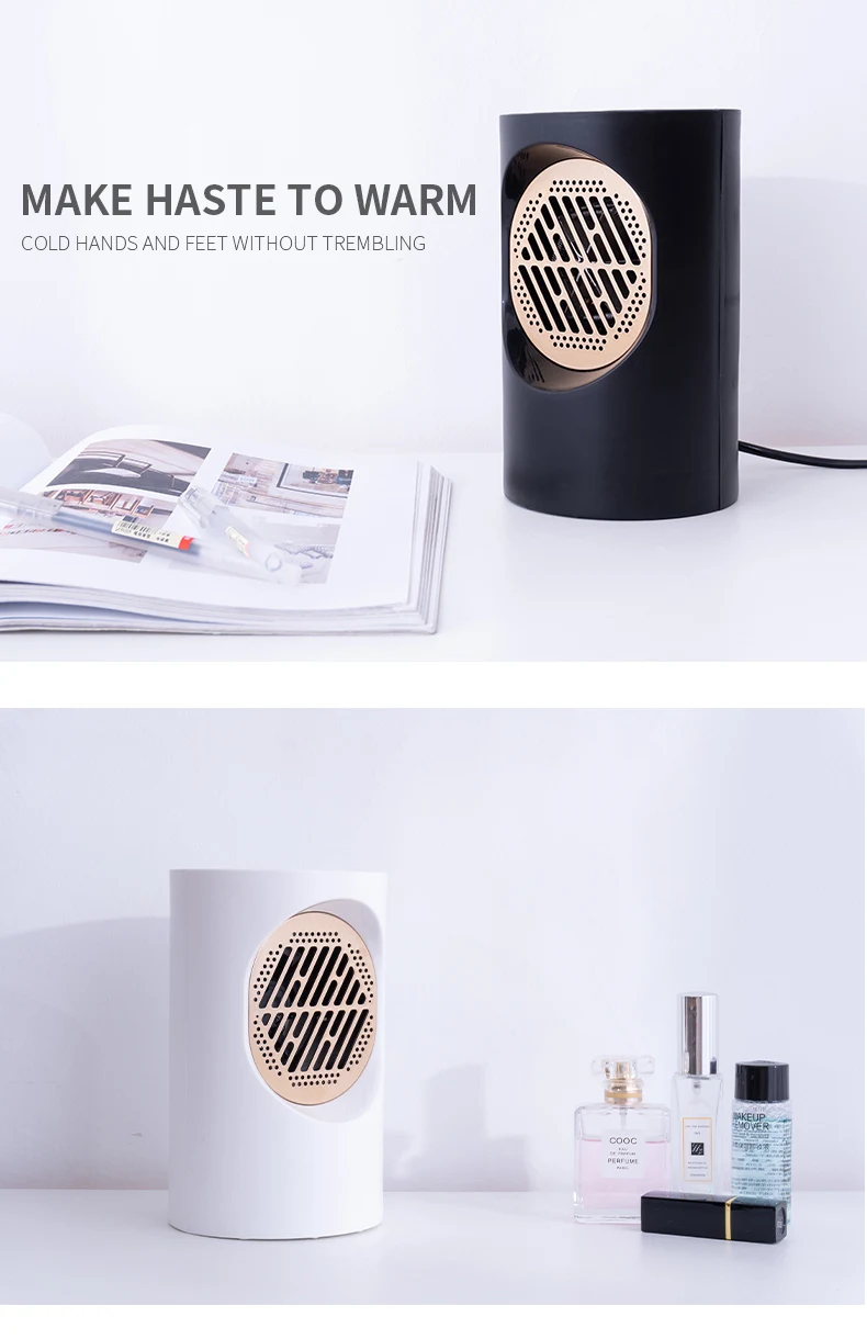 Living Room Portable Household PTC Electric Mini Heater With Fan
