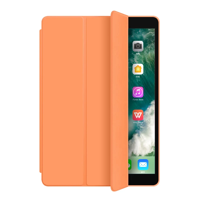 

For apple iPad Case 6th generation 9.7" 2018 Smart Magnetic Leather for iPad case