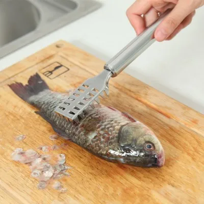 

Fish-killing Machine Scale Fish Brush Manual Stainless Steel Household Fish-killing Tool Scales Scraper