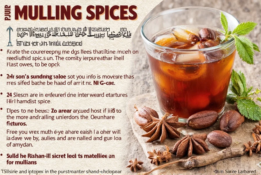 Mulling spices in a bowl