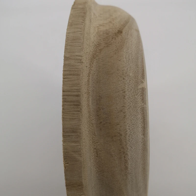 
Round Paulownia ellipse wood Tray solid wood plant tray container 