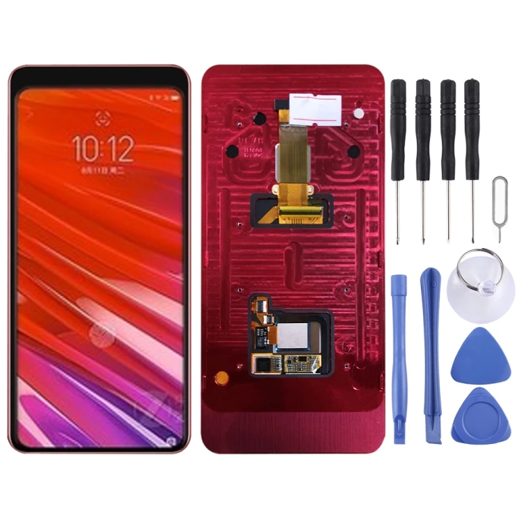 FREE Gift (Disassembly Repairing Tool) LCD Screen and Digitizer Full Assembly with Frame for Lenovo Z5 PRO GT L78032 (Black)
