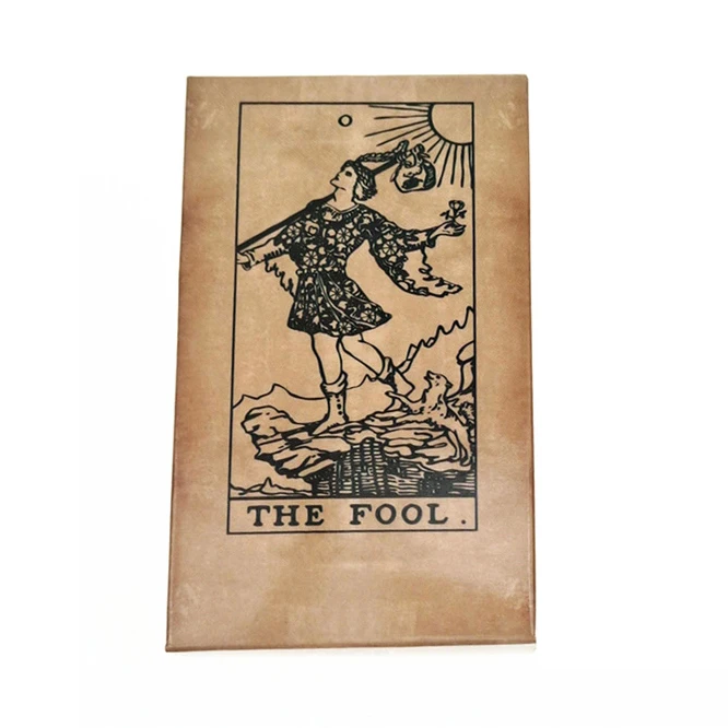 

The Fool Tarot Cards English Tarot Deck Guidebook Table Card Game Magical Fate Divination Game Tarot
