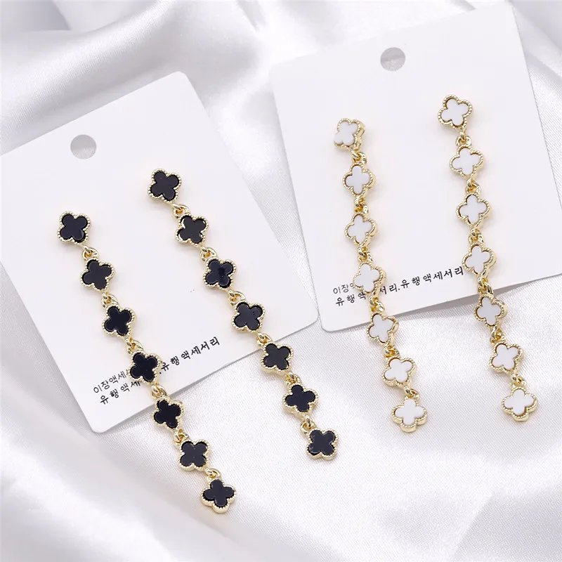 

wholesale women girl fashion trendy dangling long type earrings