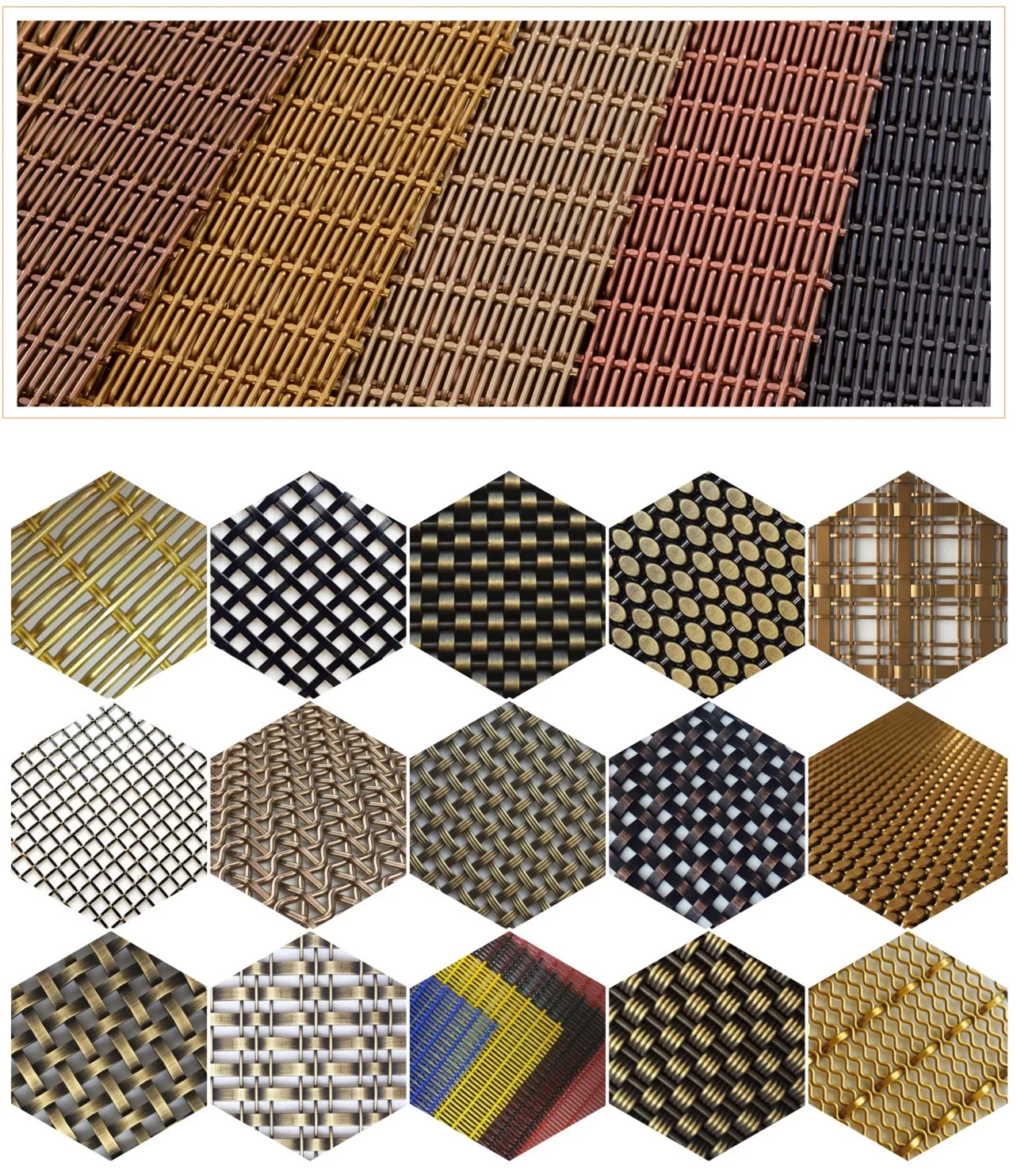 Room Divider Aisi304 Square Weave Wire Mesh,Crimped Type Architectural