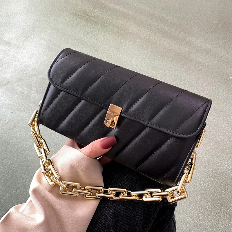 

The New Fashion Chain ins Shoulder Bag Crossbody Handbags For Women 2021, White, purple, blue, black