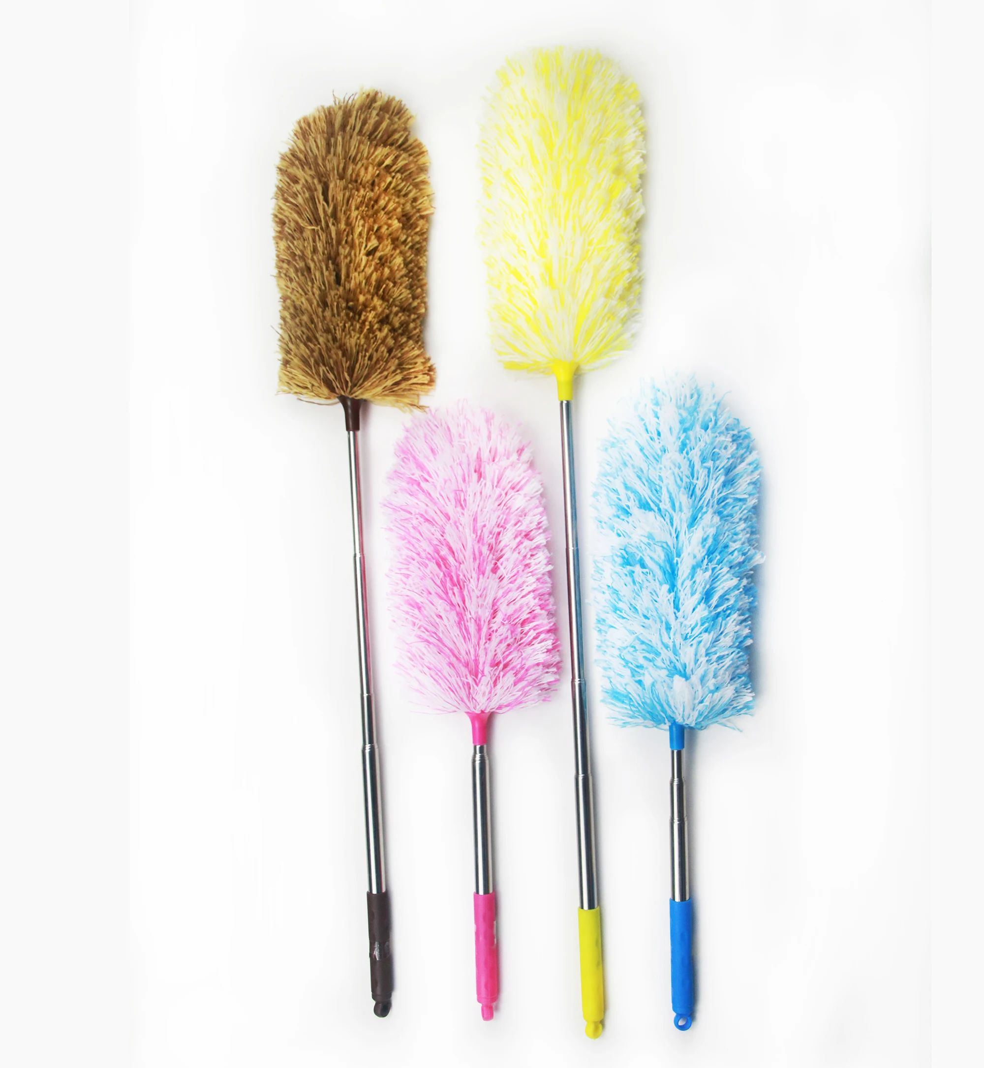 

Extendable retractable Multicolor Eco-friendly Flexible telescopic Microfibre Duster