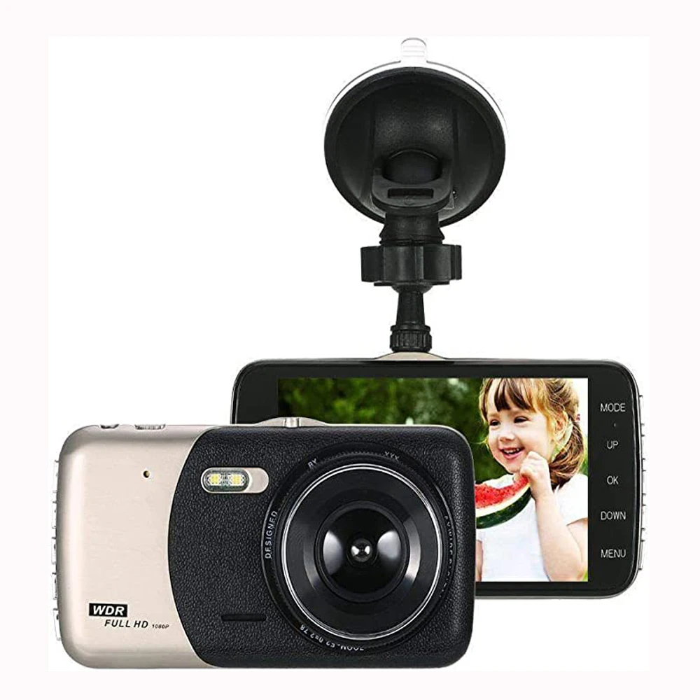 

A25 Car DVR Dash Camera HD 1080P Driving Recorder Video Night Vision Recording car black box front and rear view