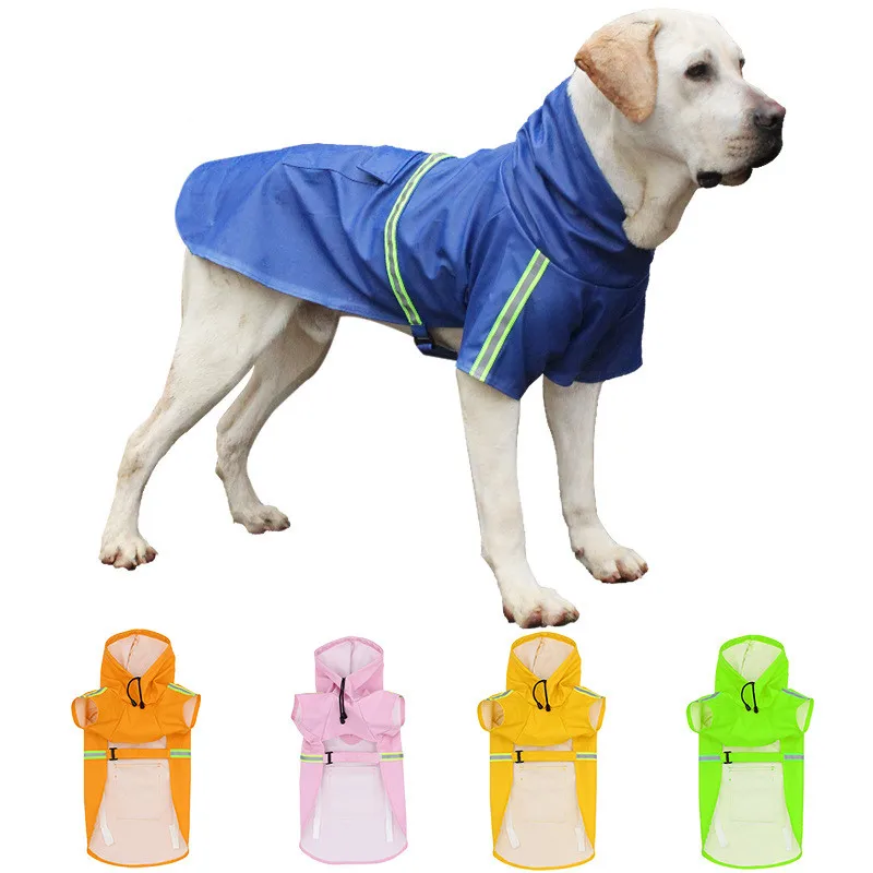 

Designer waterproof dog outdoor clothes pet outdoor supplies dog raincoat
