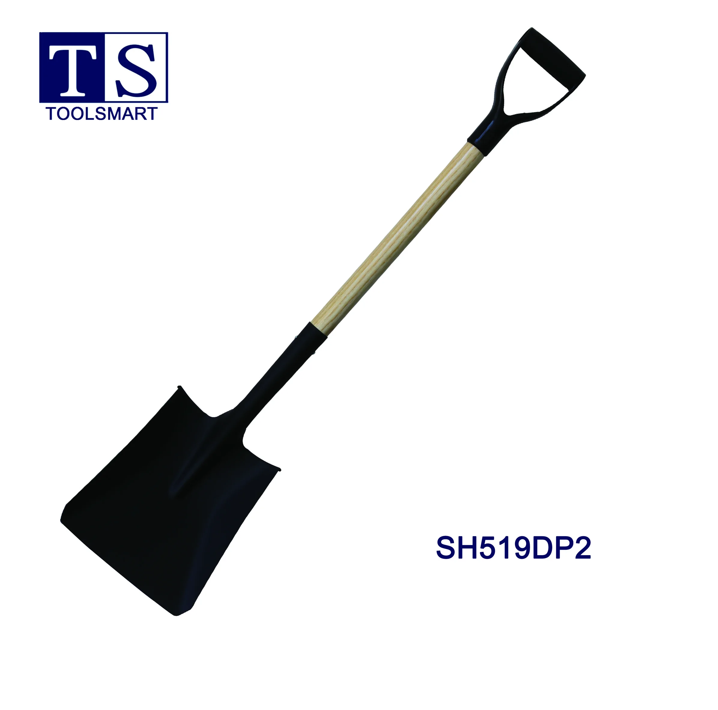 types of best digging steel spade shovel head with wooden handle