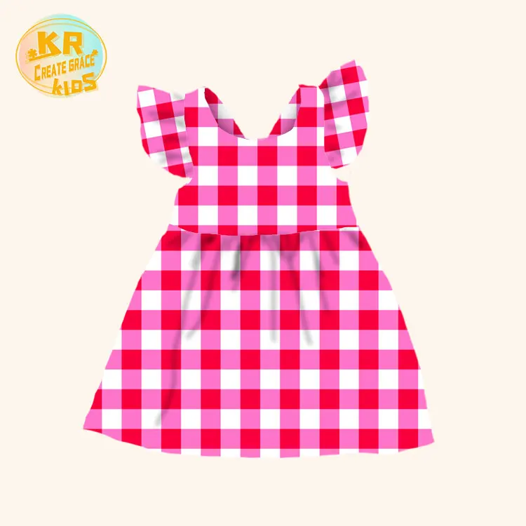 

Summer Boutique Girl Clothing Back To School Sundress Elegant Casual Dresses Girls' Dresses