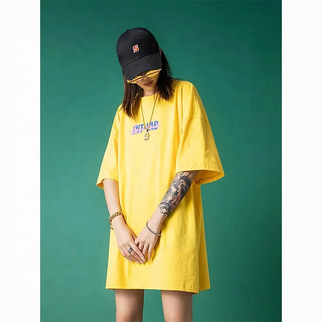 

Wholesale Long Sleeve Plain Pullover Oversize Short tshirt Long-sleeved Woman Tshirt