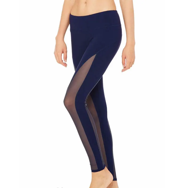 
Custom ladies Yoga Clothing lycra sport mesh Leggings Fitness women 